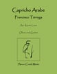 Capricho Arabe Guitar and Fretted sheet music cover